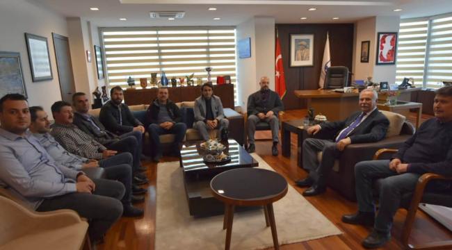 Başkan Gökhan, Konuklarını Ağırladı