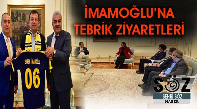 MKE Ankaragücü yönetim kurulu üyeleri İmamoğlu&#039;nu ziyaret etti