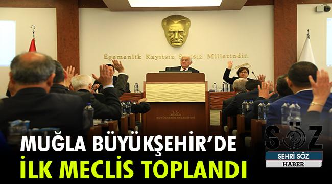 Büyükşehir Belediyesi Meclisi ilk toplantısını gerçekleştirdi