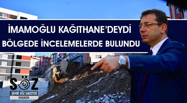 İmamoğlu Kağıthanede bina çöken bölgede incelemelerde bulundu