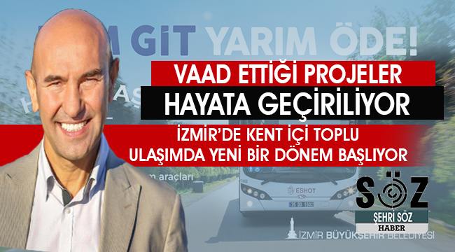 İzmir&#039;de “Halk Taşıt” uygulaması 29 Nisan&#039;dan itibaren başlıyor