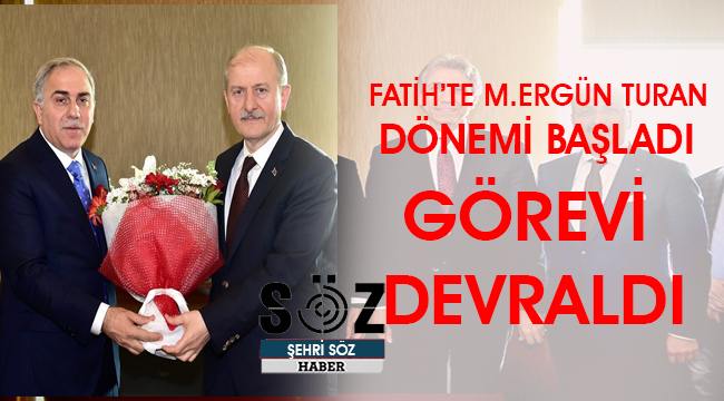 M. Ergün TURAN Belediye Başkanlığı Görevini Devraldı