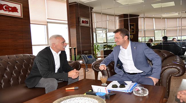 Başkan Aksoy'a Disk ziyareti