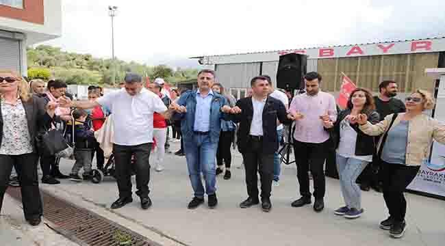 Başkan Sandal Emekçilerle 1 Mayıs&#039;ı kutladı