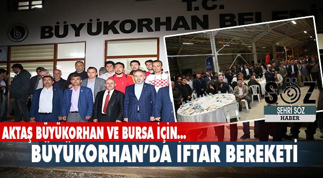 Büyükorhan’da iftar bereketi