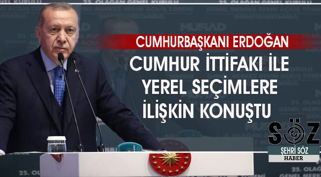 Cumhurbaşkanı Erdoğan'dan önemli açıklamalar