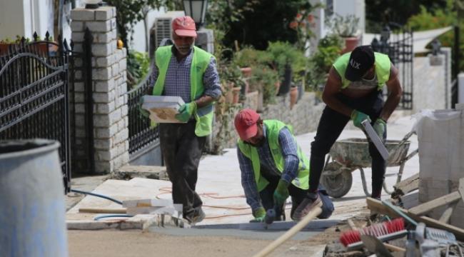 Osman Nuri Bilgin Caddesi kaldırımları yenileniyor