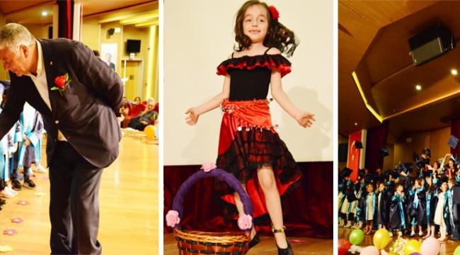 Sarıyer'de Minik kalplerin mezuniyet heyecanı