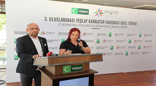 3. Uluslararası Yeşilay Karikatür Yarışması’nda Ödüller Sahiplerini Buldu