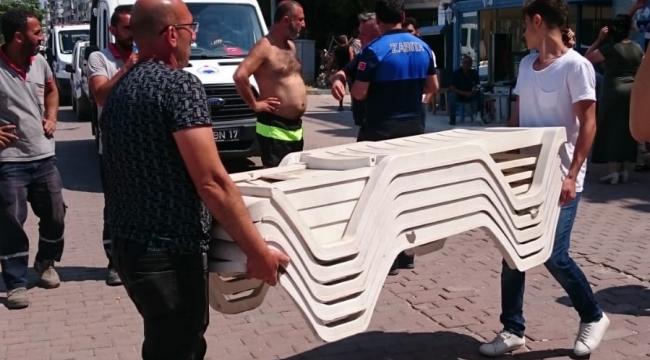 Mudanya sahilinde seyyar operasyonu