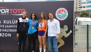 Genç atletler Türkiye üçüncüsü