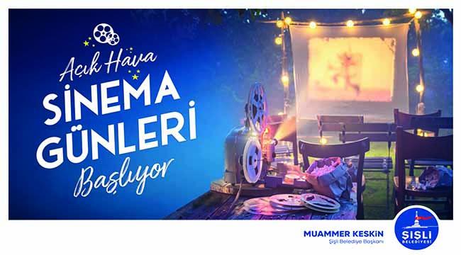Şişli’de Açık Hava Sinema Gösterimleri Başlıyor