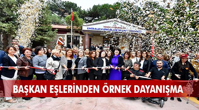 Başkan eşlerinden örnek dayanışma