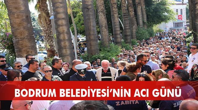 BODRUM BELEDİYESİ PERSONELİ CENGİZ ENÇ SON YOLCULUĞUNA UĞURLANDI