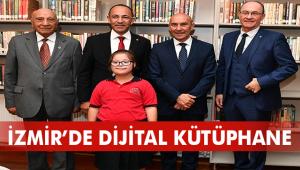 İzmir'in dijital kütüphanesi hizmete açıldı