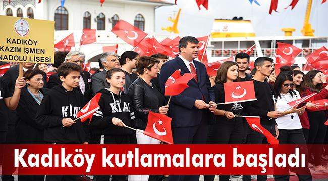 KADIKÖY’DE 29 EKİM MEŞALESİ YAKILDI