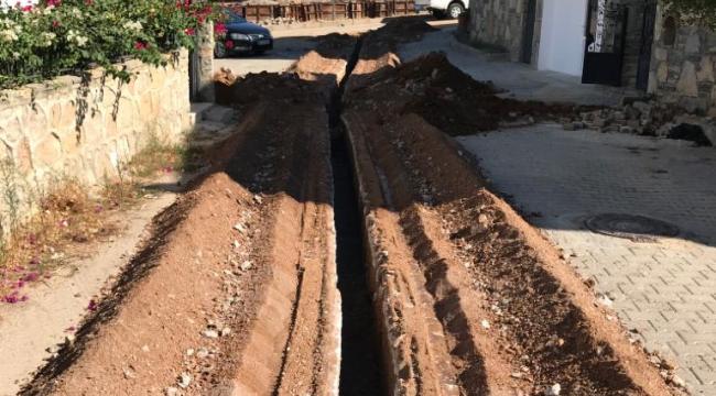 Bodrum Konacık’ta 4 buçuk kilometre hat yenileniyor