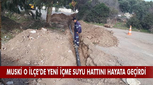 Bodrum Turgutreis’te İçme Suyu Hattı yenilendi