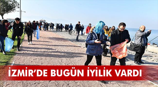“İyilik var” diyenlerden kıyı temizliği