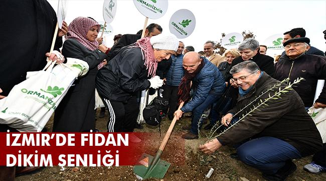 İzmirliler fidan dikim şenliğinde buluştu