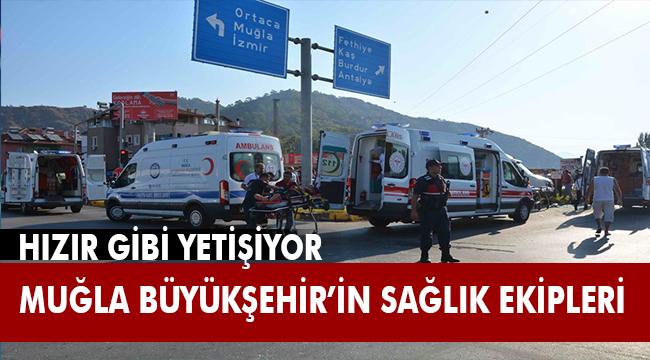 Büyükşehir Sağlık ekibinden anında müdahale