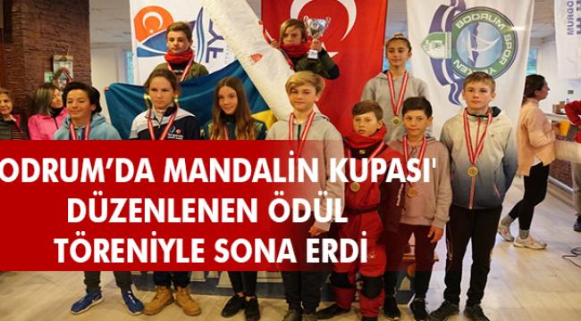 Dereceye giren sporculara kupa ve madalyaları verildi