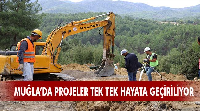 Kavaklıdere’de 3 bin 500 metre hat döşendi