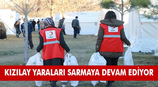 Kızılay tüm gücüyle yaraları sarıyor