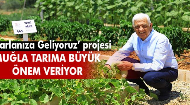 Muğla Belediyesi&#039;nden &#039;Tarlanıza Gliyoruz&#039; projesi