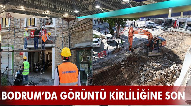 BODRUM GIDA ÇARŞISI&#039;NDA ÇALIŞMALAR HIZ KAZANDI