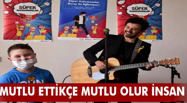 “Çocukluk Çağı Kanserler Günü” için Buray çocuklarla bir araya geldi