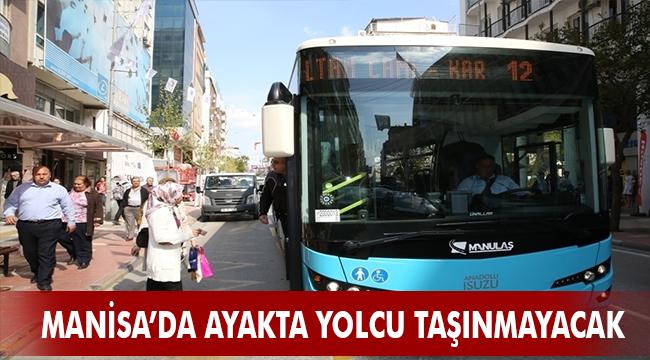 İlçeler Arası Taşımacılıkta Ayakta Yolculuk Kaldırıldı