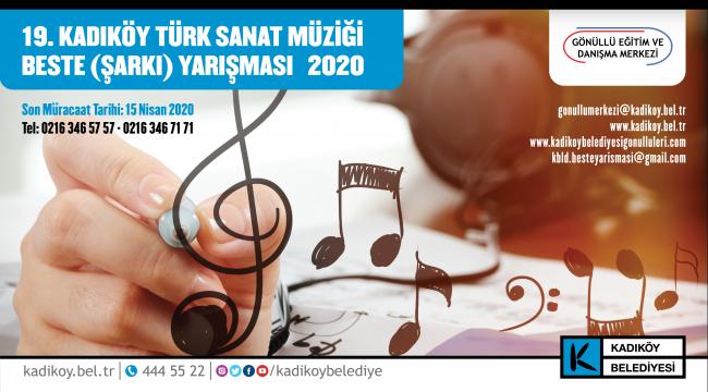 KADIKÖY TÜRK SANAT MÜZİĞİ BESTE YARIŞMASI BAŞLADI