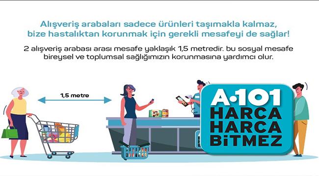 A101, COVID 19 Sürecini Dikkatle Takip Ediyor