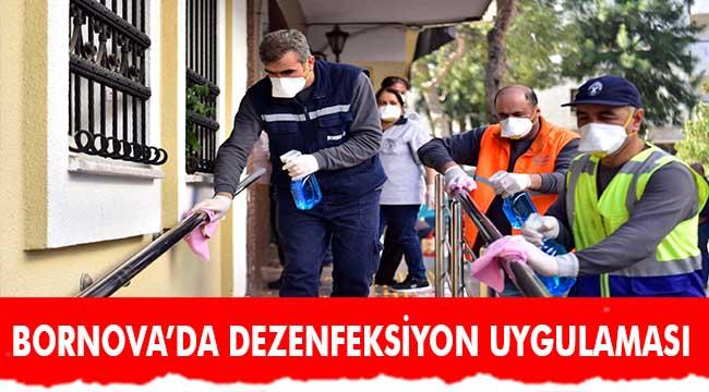 Bornova’da Corona Virüse karşı   temizlik seferberliği