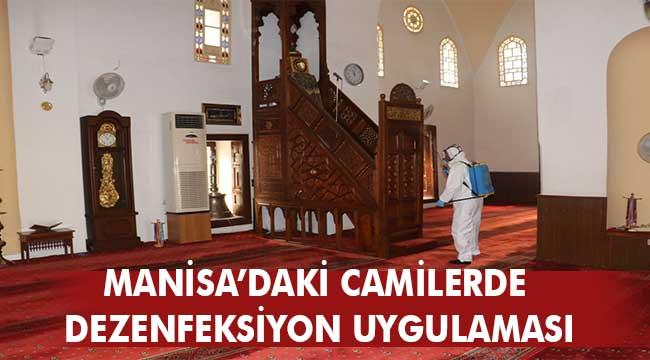Camiler Cuma Namazı Öncesi Dezenfekte Edildi
