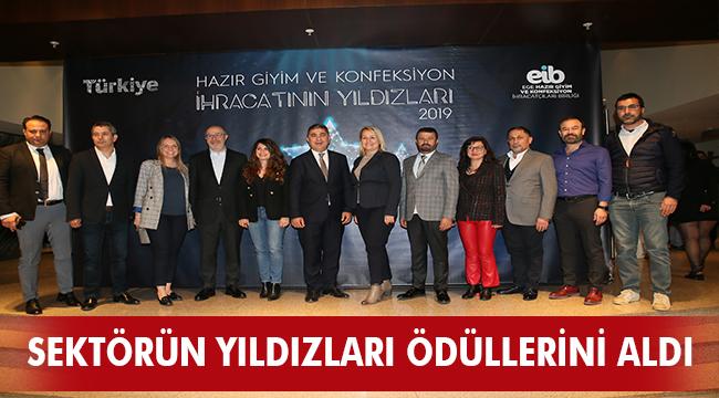 Hazır giyim sektörünün yıldızları ödüllerini aldı