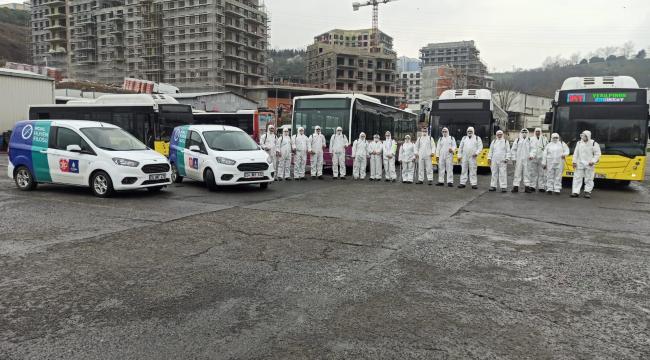 İETT VE ÖHO ARAÇLARINDA VİRÜSLERE KARŞI  DEZENFEKTASYON UYGULAMASI YAPILACAK