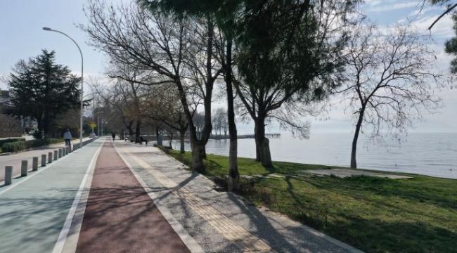 İznik sahilleri yaza hazır