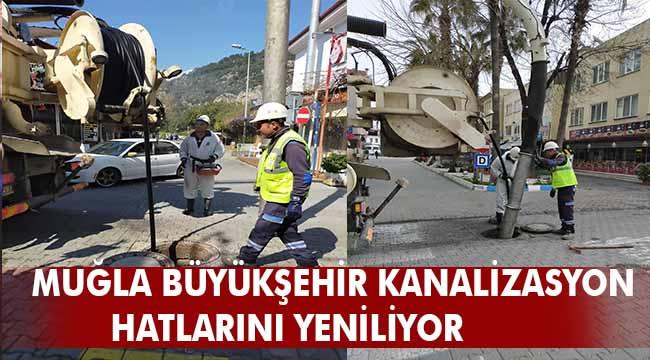 Kanalizasyon hatları temizleniyor
