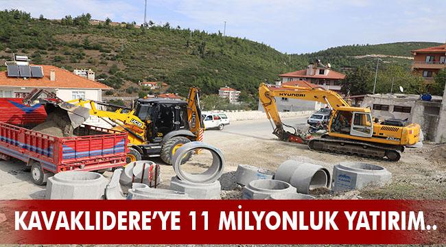 Kavaklıdere'de 4 bin 500 metre hat döşendi
