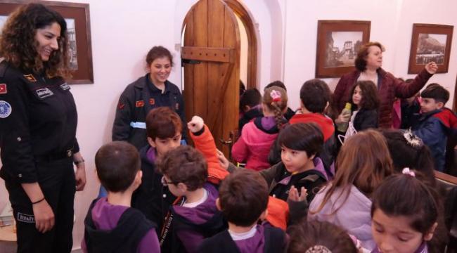 Mudanyalı miniklere yangın eğitimi