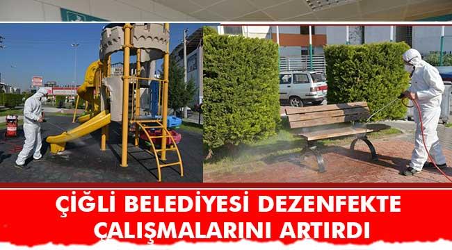 Parklardaki Dezenfekte Çalışmaları Artırıldı