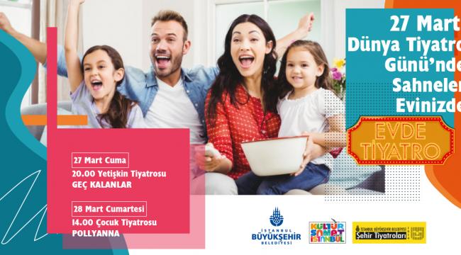 Şehir Tiyatroları Evinize Misafir Oluyor, Perde Kapanmıyor…