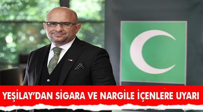 Yeşilay’dan sigara ve nargile içenlere korona virüs uyarısı