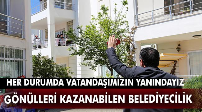 BELEDİYE EKİPLERİ BODRUM HALKI İÇİN SOKAKTA