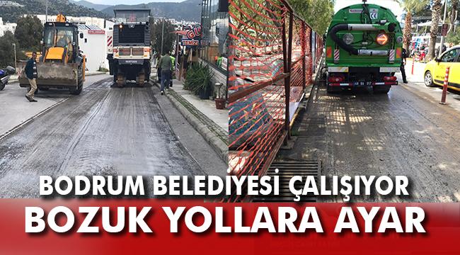 BOZUK YOLLAR KAZINARAK DÜZELTİLDİ