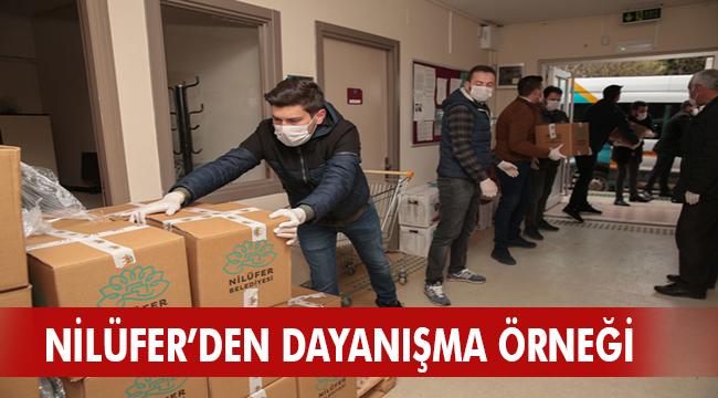 Nilüfer’de ihtiyaç sahiplerine gıda desteği
