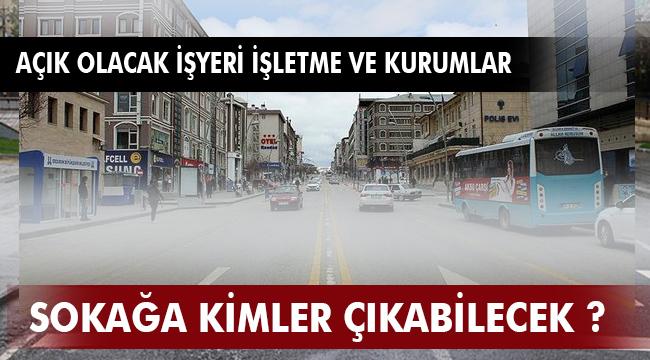 SOKAĞA ÇIKMA YASAĞI VE ALINAN ÖNLEMLER