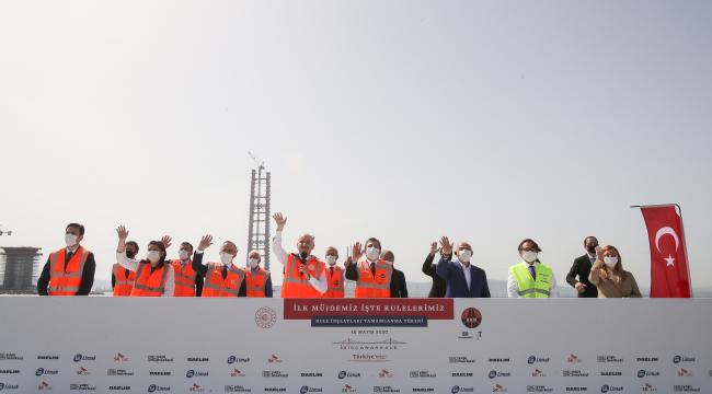 1915ÇANAKKALE KÖPRÜSÜ’NÜN AYAKLARI TAMAMLANDI